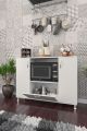 Multi-Purpose Oven Cabinet With Extra Space  White. 