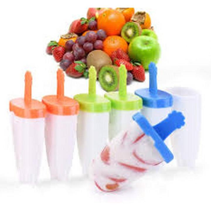 2-Pack Silicone Popsicle Molds With 100 Sticks - Ice Cream & Cake Pop Molds For DIY Treats