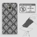 Samsung Note 5 Skin - SkinLee HQ Vinyl Skin Wrap (Not Cover) - Damask Pattern - SKINLEE-301-2-100-20. 