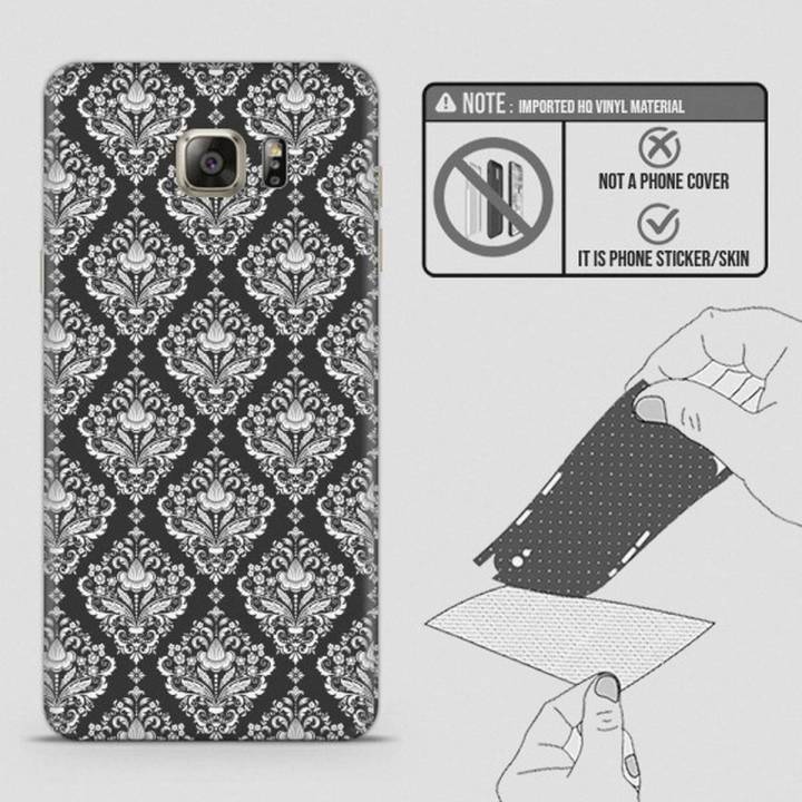 Samsung Note 5 Skin - SkinLee HQ Vinyl Skin Wrap (Not Cover) - Damask Pattern - SKINLEE-301-2-100-20