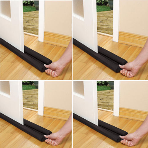 Door Draft Stopper Under Door Insulator Seal – Silicone & Rubber, Noise, Insect & Dust Blocker, Universal Fit