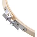 🧵 Super Strong Wooden Embroidery Hoop Frame | Premium Bamboo Cross Stitch Ring | Adjustable Round Needlecraft Sewing Tool for Hand Embroidery, Fabric Crafts & DIY Décor 🎨. 