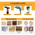Countersink Drill Bit 8mm Round Shank for Wood Working, with Hex Key Wrench, Tapered Drill Bit for Drilling Holes Wood Processing, Plastic, Available in 3 sizes.. 