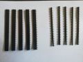 Pack of 10 - 40 Pin Single Row Straight 5 Pcs Male With 5 Pcs Female Pin Header Strip. 