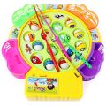 Fishing Game With Rotating Fishes Large Size Fishing Game With Lights & Sound Toys For Kids - 45 PCS , 15 Pcs & 24 Pcs. 