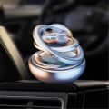 Crystal Ball Rotating Solar Powered Car Dashboard Air Freshener Perfume. 