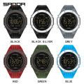 Sanda Men's Watches Sport LED Digital Waterproof Pedometer Wristwatches 6117. 
