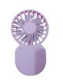 Handheld Fan with Rechargeable Battery: Powerful Airflow for Dorms, Offices, and Students. 