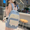 2023 Korean Schoolbag Female Student Backpack Large Capacity Fashion Boy Backpack Computer Bag Female School Backpack School Bags. 