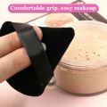 1Pc Portable Short Fleece Triangular Powder Puff Mini Face Makeup Sponge Soft Powder Puff Washable Makeup Tools. 