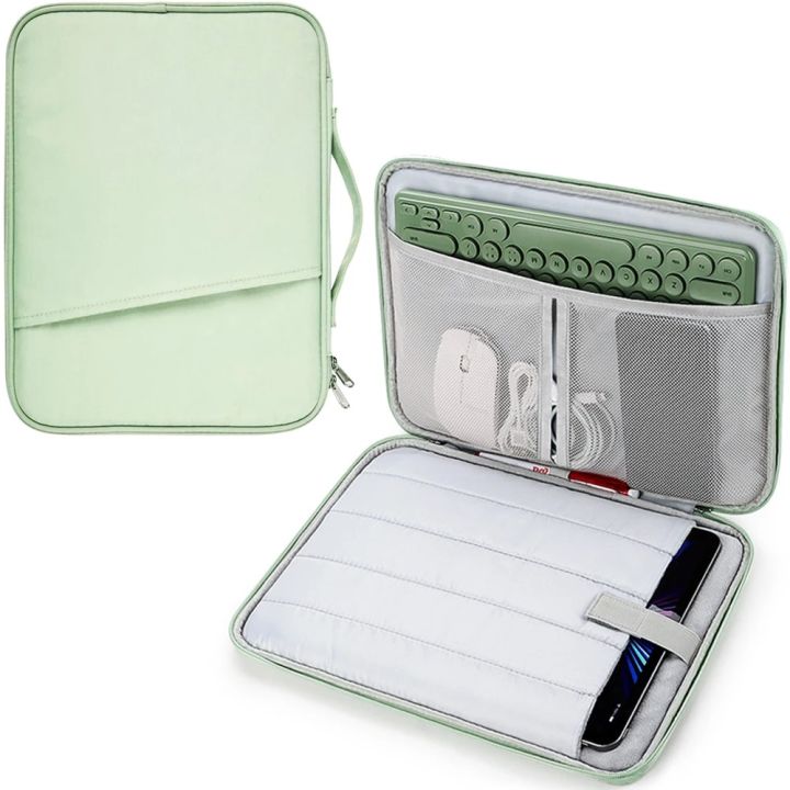 Tablet Sleeve Case for iPad Samsung Xiaomi Lenovo 9-11 inch Sleeve Bag Cover Fashion Shockproof Protective Pouch Multi Pockets