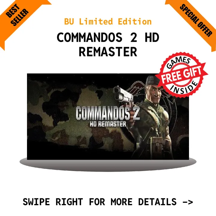 Comando 2 Computer Games COMMANDOS 2 HD REMASTER.JPG - Game for PC - with installation guide ...