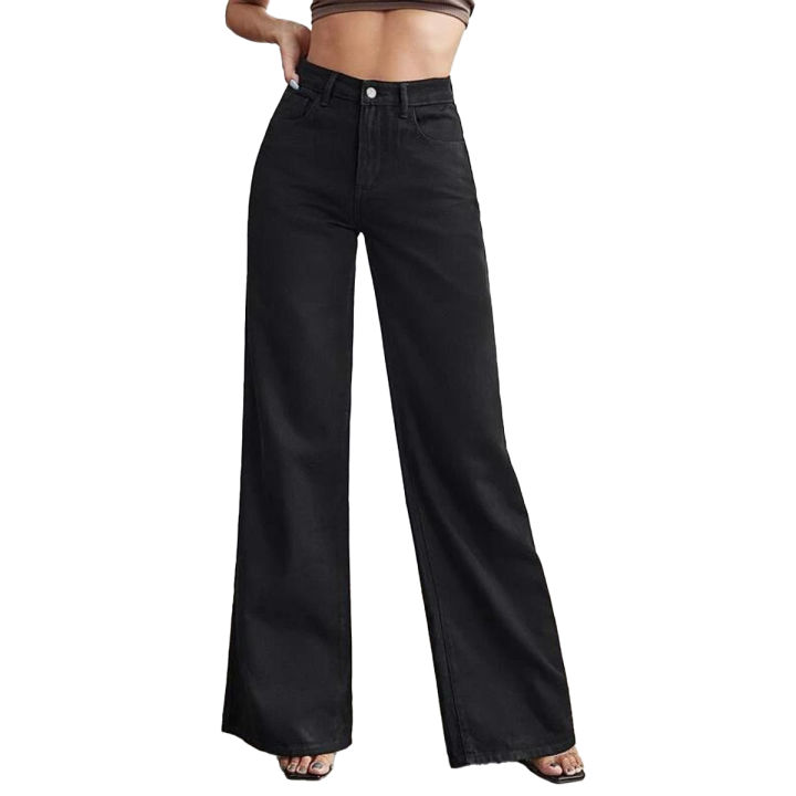 Women Black HighWaist Denim Jeans For Girls