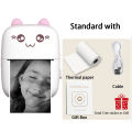 Mini Printer Portable Pocket Thermal Portable Printer Bluetooth Wireless Smart for Photo Picture Office Receipt Label Note QR Code Inkless Printing with iOS Android App. 
