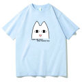 Azumanga Daioh OH MY GAH Cat How Are You Anime Tshirts Women Korean Style 100% Cotton T-shirts Fashion Tee Shirts High Quality. 