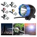 T6 LED Bicycle Light 6400Mah 1200LM 3 Modes USB Rechargeable Power MTB Mountain Road Bike Front Lamp Cycling Equipment. 
