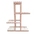 4 Tier Wooden Plant Stand Wooden Decoration Display Shelf Height: 2.5 Feet. 