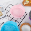 1PCS-Silicone Air Fryer Oven Baking Pan Square Reusable Cake Pan Air Fryer Accessories. 