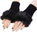 Wool Gloves Fancy Winter Women Grils wool glovs Gloves Knitting Woo wool glovs l Keep Warm Short Mitten Fingerless Lady Girl Half Finger Gloves Rabbit Lady hand Gloves _x000D_KAAA1063. 
