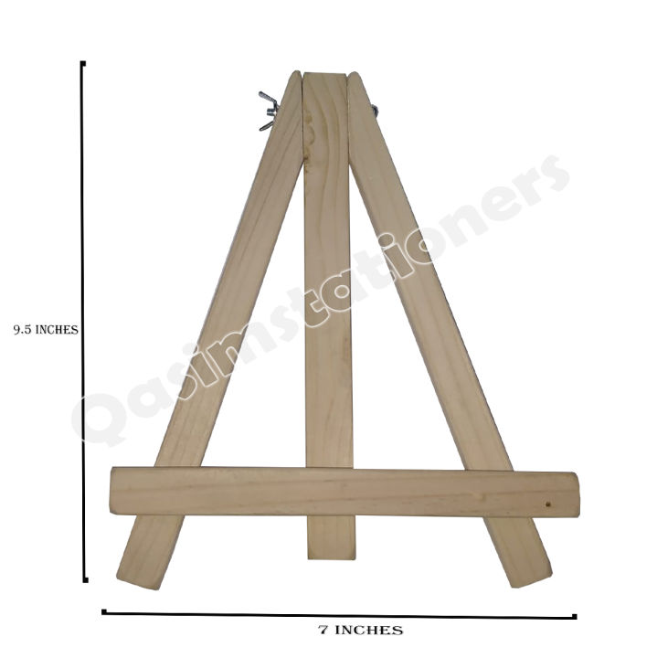 9.5 x 7  Inches Canvas Stand easel Wooden Tripod Easel Display Painting Stand Canvas Holder