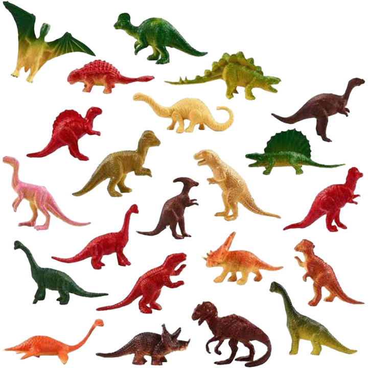 Animal Toys Dinosaur World Jurassic Park - Wild Animal Figure Jungle Zoo Toy Set For Kids Boys and Girls