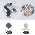 100Pcs Silicone Beads Bulk Making Kit Multicolor Silica Gel for Keychain Jewelry DIY Crafts Making. 