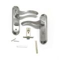 New stainless steel bathroom door lock bathroom thickened door handle bathroom universal door lock without key anti-rust. 