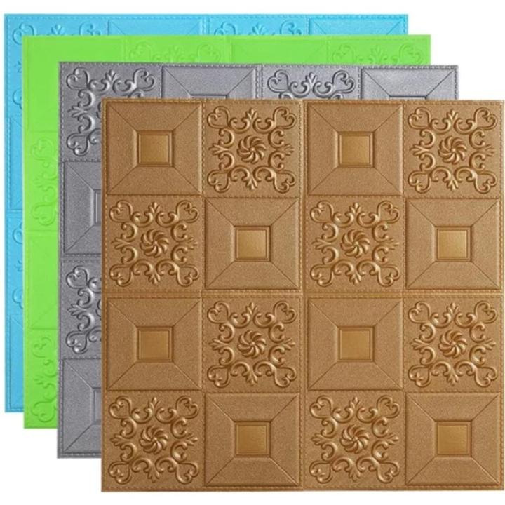 Pack%20of%205%20Wall%20Panels%20Foamic%20Wall%20Panels%20Self-Adhesive%20Wall%20Panels%20Peel%20and%20Stick%2070x70cm%20-%20Image%202