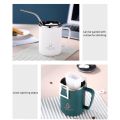 Stainless Steel Coffee Cup Mug With Lid Insulated Coffee Mug Double Wall Coffee Tumbler With Handle Heat-resistant Drinkware. 