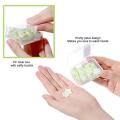 Disposable Mini Flower Soap Paper - Tube Shape Bottle Paper Soap For Travel. 