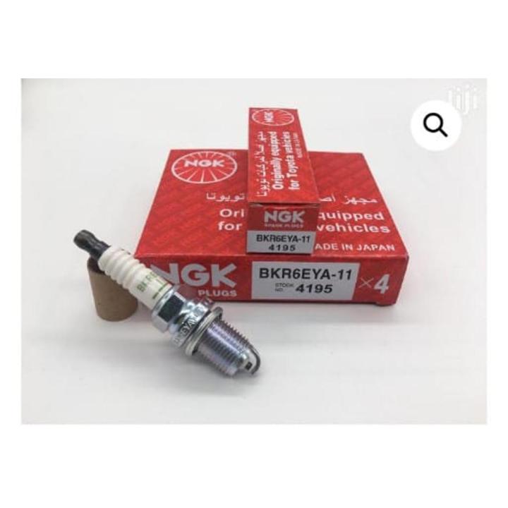 NGK spark plug BKR6EYA simple coper spark plug for xli, gli, yaris, baleno, liana, apv, santro