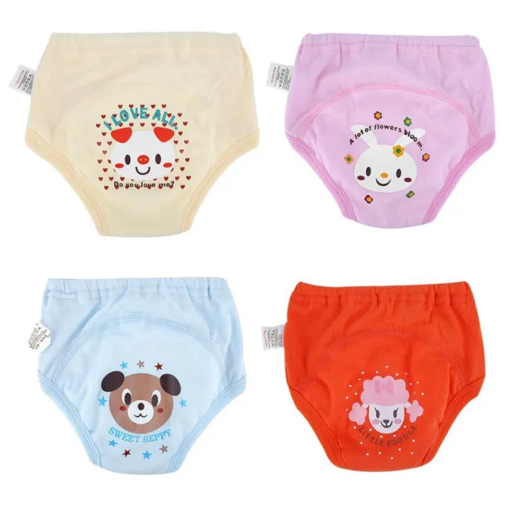 NYT%204Pc%20/%20Baby%20Training%20Pants%20Potty%20Training%20Underwear%20Toddlers%20Boys%20Rls%20Cartoon%20Cute%204-Layer%20Waterproof%20Diapers%20-%20Image%203