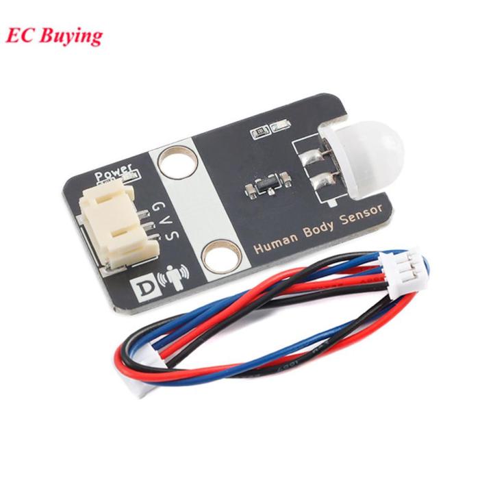 Human Body IR Infrared Sensor Module PIR Detector Pyroelectric Probe Switch for pyBoard MicroBit Micropython Development Board