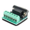 NCANRUI RS-232 RS232 Serial to RS485/RS422 485/422 Converter Compatible EIA/TIA RS232C Standard and RS485/RS422 Standard. 