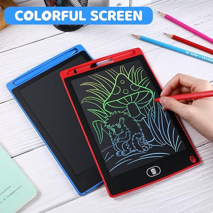 LCD Writing Tablet, 8.5-Inch, 10 Inch Handwriting Paper Drawing Tablet Electronic Erasable Digital Writing and Portable Screen Doodle Board Gift for Kids and Adults at Home, School and Office