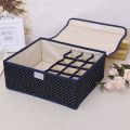 12 in 1 Socks & Bra Drawer Organizer Divider, 24 Cells Box Foldable Socks Organizer Closet Organizer Organizer Underwear Storage Boxes to Hold Socks. 