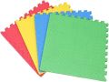 Pack Of 4 - Random Color EVA Puzzle Play & Flooring Mat For Children & Toddlers, Baby Play Mat Eva Foam Kids Rug Puzzle Mat Floor Playmat Crawl Mat EVA Mats. 