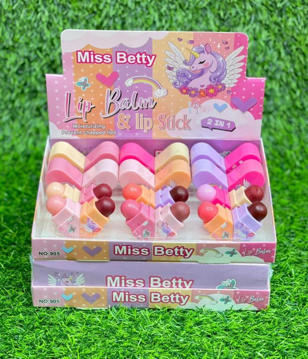Miss Betty lip balm and lipsticks set 2 IN 1