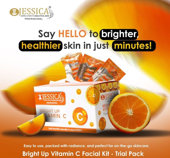 Jessica Vitamin C Organic Facial Trial Kit - 6 Sachets