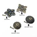 25pcs Antique Brass Upholstery Nail Jewelry Chest Wooden Box Corner Gift Case Sofa Decorative Tack Stud Shim Pad Pushpin. 