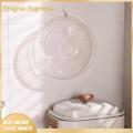 Enigma- Heat-proof Food Bowl Lid Steam Vented Microwave Food Cover Heat Resistant Easy to Clean Kitchen Bowl Cover for Baking Odorless Environmentally Friendly Rotating Exhaust Hole Food Cover. 