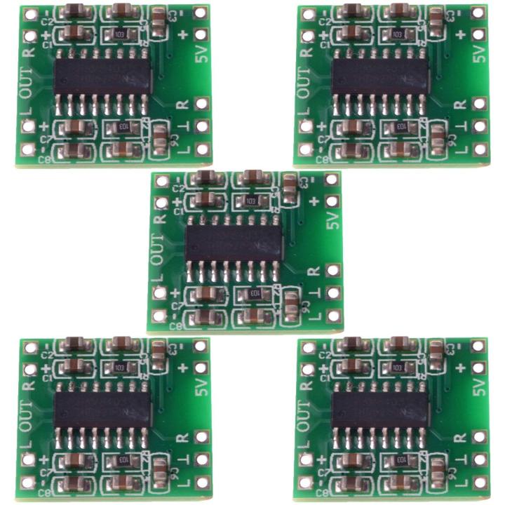 5PCS PAM8403 Mini two channel 2X3W Class D Audio Power Amplification Module Digital Stereo Audio Amplifier Board In Pakistan