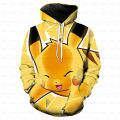 Boy And Girl 3D Autumn Pokemon Fashion Cartoon Hoodies Hip Hop Streetwear Casual Long Sleeve Boy Girl 3D Printed Sweatshirts. 