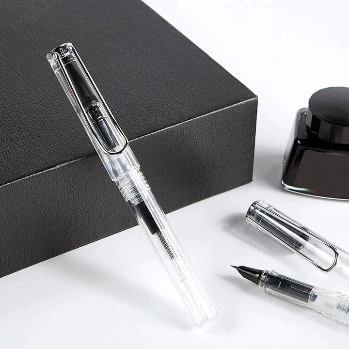 Baoke Transparent Ink Pen - Fountain Pen - Fountain ink pen - School Pen - School Accessories - inkpen