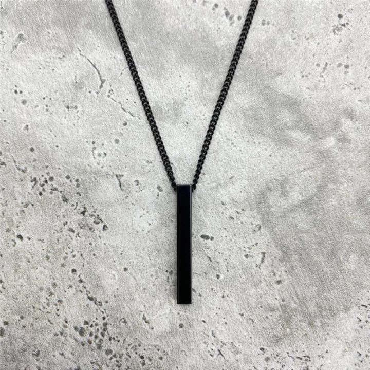 Vertical%20Bar%20Black%20Color%20Locket%20Set%20With%20Chain%20Couple%20Best%20Friend%20Ship%20Stick%20Necklace%20Pendant%20For%20Girls%20Women%20Men%20Ladies%20Couples%20Unisex%20Friendship%20Mens%20Boys%20Nacklace%20-%20Image%203