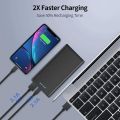 Portable Charger Power Bank 20,000 mah, Ultra-High Capacity Safer External Cell Phone Battery Pack Compact with High-Performance Cells & 2 USB Output, Smart Charge for Smartphone, Android, Tablet & etc. 