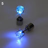 Light Up LED Rhinestone Earrings Stud Dance Party Accessories for Party/Xmas. 