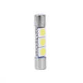 10Pcs 3-SMD 29-30mm 6641 Fuse LED Bulb Vanity Mirror Light Sun Visor L Auto. 