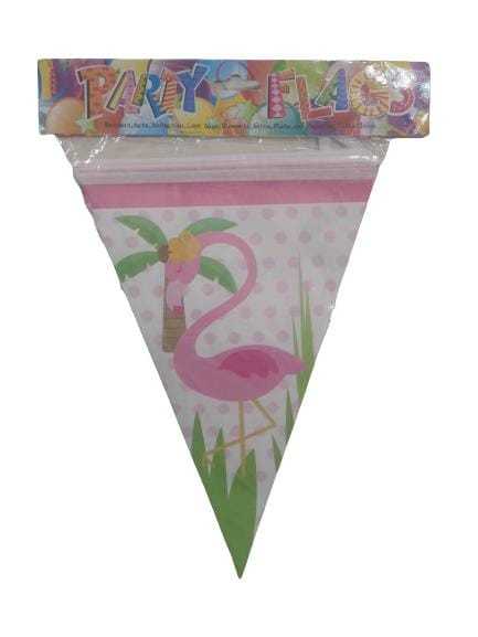 Flamingo%20theme%20bunting%20banners%20flags%2010pcs%20for%20birthday%20party%20decorations%20-%20Image%202
