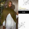 Modern Modest Premium Luxury Georgette Chiffon Hijab Set for Women - 72L x 28W Inches. 